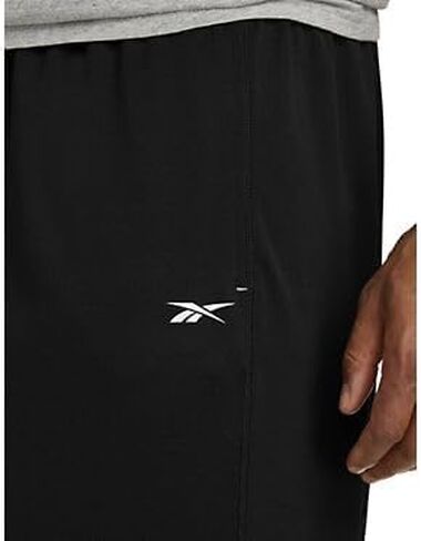 Reebok Big and Tall Performance Mesh Open-Hem Pants Black 2XLT in Saudi Arabia