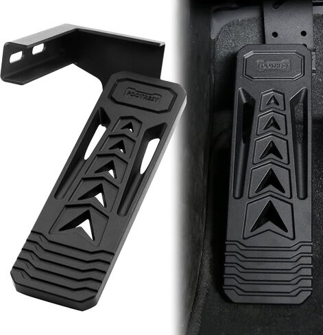 Dead Pedal Foot Rest Pad for 2007-2023 Jeep Wrangler JK JL JLU Gladiator JT, Aluminum Alloy Thickened Foot Rest Pedal for Driver Left Side Kick Panel in Kuwait