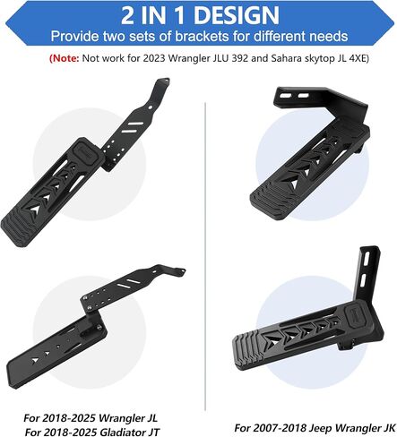 Dead Pedal Foot Rest Pad for 2007-2023 Jeep Wrangler JK JL JLU Gladiator JT, Aluminum Alloy Thickened Foot Rest Pedal for Driver Left Side Kick Panel in Kuwait