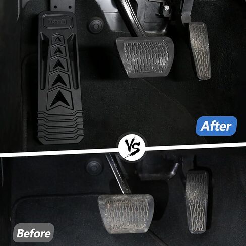 Dead Pedal Foot Rest Pad for 2007-2023 Jeep Wrangler JK JL JLU Gladiator JT, Aluminum Alloy Thickened Foot Rest Pedal for Driver Left Side Kick Panel in Kuwait