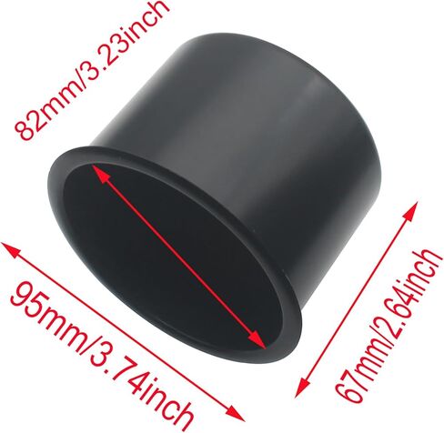 FDXGYH 2 PCS Cup Holder Insert Replacement Drop in Beverage Drink Holder Recliner-Handles Plastic Cup Holder Insert for RV Couch Sofa Boat Car Truck Poker Table Black in Saudi Arabia