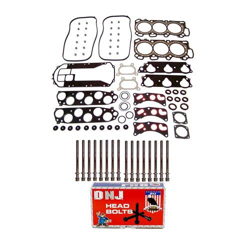 DNJ HGB263 Cylinder Head Gasket Set with Head Bolt Kit for 2003-2010 Acura, Honda MDX, Odyssey, Pilot 3.2L-3.5L V6 24V SOHC 3210cc in Saudi Arabia