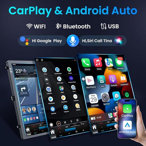 [8Core 4G+64G] Car Stereo Radio for Cadillac ATS XTS SRX CTS 2013-2018: 9.7" HD Touch Screen with Wireless Carplay Android Auto Bluetooth GPS 5G WiFi SWC FM/AM/RDS DSP Backup Camera in Saudi Arabia