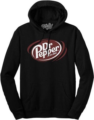 سترة بغطاء رأس للرجال من Tee Luv بشعار Dr Pepper Est 1885 Soda in Saudi Arabia