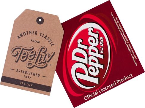 سترة بغطاء رأس للرجال من Tee Luv بشعار Dr Pepper Est 1885 Soda in Saudi Arabia
