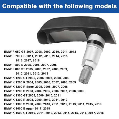 Set of 2 TPMS Tire Pressure Sensor Compatible with BMW R1200GS R1200GSA R 1200 R1200 GS 2003-2018 GSA R RT S ST Motorcycle 36318532731 7694420 in Saudi Arabia