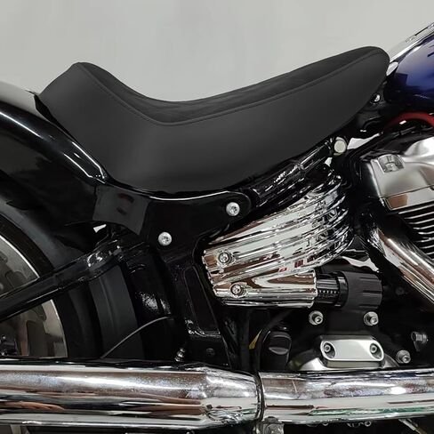 HDBUBALUS Motorcycle Solo Seat Cushion Diamond Leather Seat Compatible with Harley Breakout Fatboy 2018-2025 (Suede surface) in Saudi Arabia