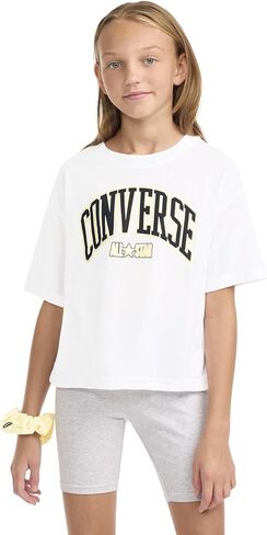 Converse Girls' Boxy Fit Graphic T-Shirt in Saudi Arabia