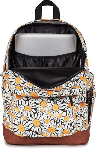 JanSport Cool Backpack with 15-inch Laptop Sleeve, Large Computer Bag Rucksack with 2 Compartments, Ergonomic Straps, Daisy Dreamscape in Saudi Arabia