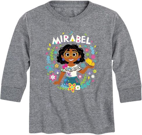 Disney Encanto - Mirabel Floral Butterflies - Toddler and Youth Long Sleeve Graphic T-Shirt in Saudi Arabia