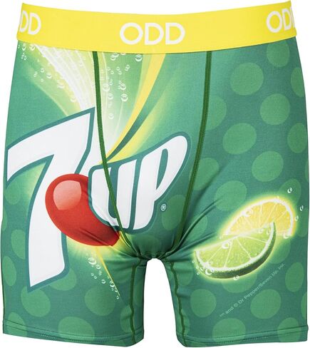 Odd Sox، ملابس شعار 7 Up Soda، ملابس داخلية قصيرة للرجال، مقاس كبير in Saudi Arabia