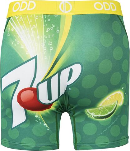Odd Sox، ملابس شعار 7 Up Soda، ملابس داخلية قصيرة للرجال، مقاس كبير in Saudi Arabia