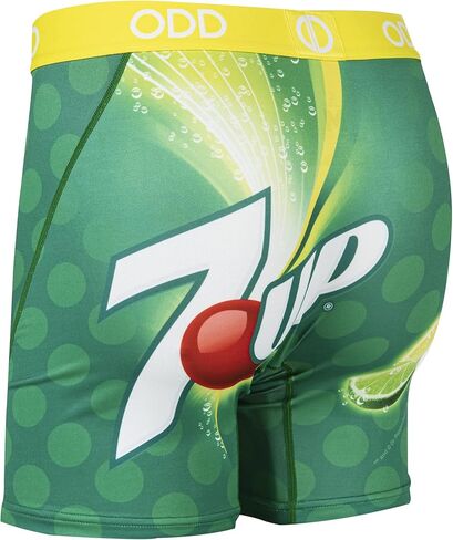 Odd Sox، ملابس شعار 7 Up Soda، ملابس داخلية قصيرة للرجال، مقاس كبير in Saudi Arabia