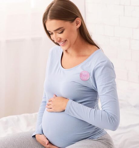 40 قطعة من دبابيس الكشف عن الجنس، دبابيس الفريق مقاس 1.8 بوصة للأولاد والبنات، أزرار وردية وزرقاء لاستحمام الطفل، هدايا حفلات إعلان الحمل in Kuwait