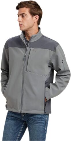 Ariat Male Vernon 2.0 Softshell Jacket Jetty Gray Large in Saudi Arabia