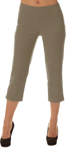 LIOR PARIS JESS Women’s Straight Leg Capri Featuring 360 Degree Control Top Lining in Kuwait