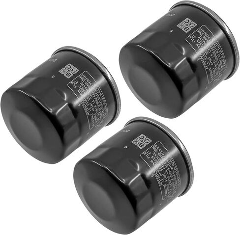 Caltric 3 Pack Oil Filter Compatible with Honda Gl1800 Gl-1800 A Gl1800A Gl1800B Gl1800B2 1800 2001-2018 in Saudi Arabia