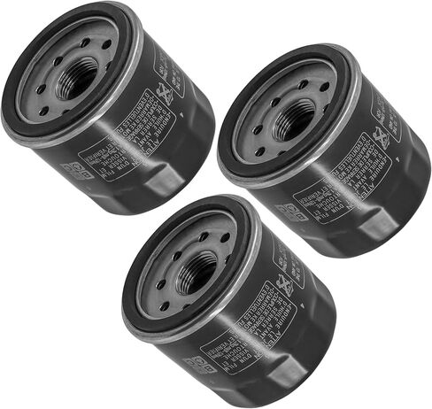 Caltric 3 Pack Oil Filter Compatible with Honda Gl1800 Gl-1800 A Gl1800A Gl1800B Gl1800B2 1800 2001-2018 in Saudi Arabia