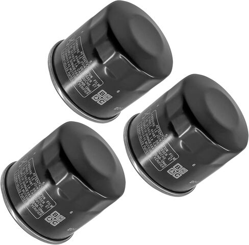 Caltric 3 Pack Oil Filter Compatible with Honda Gl1800 Gl-1800 A Gl1800A Gl1800B Gl1800B2 1800 2001-2018 in Saudi Arabia