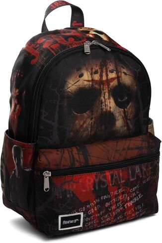 حقيبة ظهر صغيرة من النايلون الفاخر مقاس 13 بوصة من Warner Brothers Friday The 13th Jason مقاس 13 بوصة in Saudi Arabia