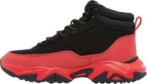 Champion Men's Bromad Lock Shoes Boots (Black/Scarlet, US Footwear Size System, Adult, Men, Numeric, Medium, 9) in Saudi Arabia