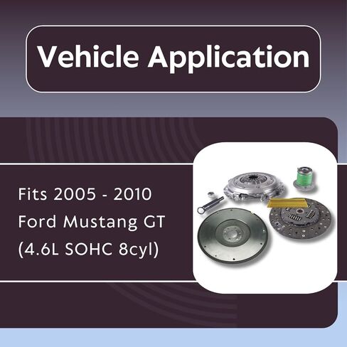 LuK Clutch Kit with HD OEM Flywheel For 2005-2010 Ford Mustang GT 281" 4.6L SOHC V8 - Heavy Duty Performance Upgrade for Smooth Engagement - Durable & Precise Fit - Offers 12 Month Brand Warranty in Saudi Arabia