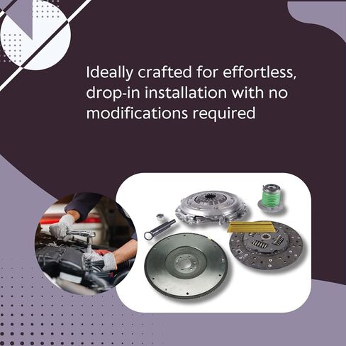 LuK Clutch Kit with HD OEM Flywheel For 2005-2010 Ford Mustang GT 281" 4.6L SOHC V8 - Heavy Duty Performance Upgrade for Smooth Engagement - Durable & Precise Fit - Offers 12 Month Brand Warranty in Saudi Arabia