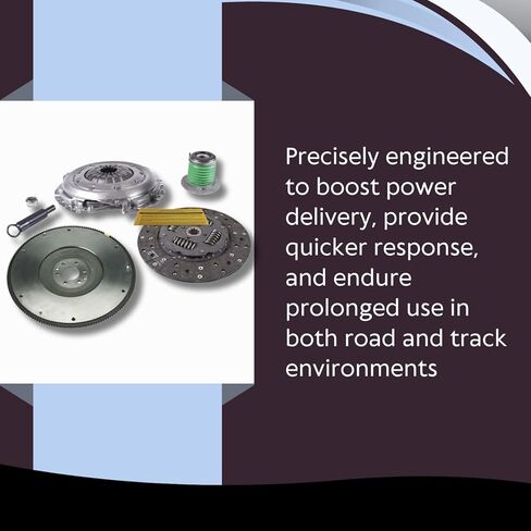 LuK Clutch Kit with HD OEM Flywheel For 2005-2010 Ford Mustang GT 281" 4.6L SOHC V8 - Heavy Duty Performance Upgrade for Smooth Engagement - Durable & Precise Fit - Offers 12 Month Brand Warranty in Saudi Arabia