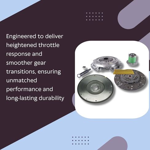 LuK Clutch Kit with HD OEM Flywheel For 2005-2010 Ford Mustang GT 281" 4.6L SOHC V8 - Heavy Duty Performance Upgrade for Smooth Engagement - Durable & Precise Fit - Offers 12 Month Brand Warranty in Saudi Arabia