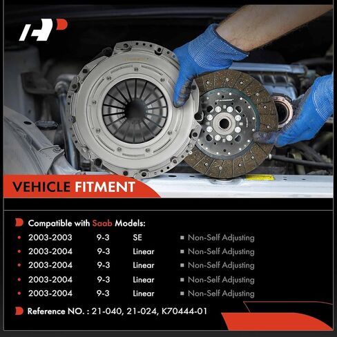 طقم قابض ناقل الحركة A-Premium متوافق مع Saab 9-3 2003 2004 2005 2006 in Saudi Arabia