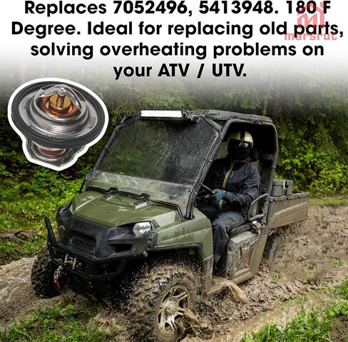 ترموستات 7052496 5413948 مع ختم، 180 درجة فهرنهايت، يناسب Polaris Ranger 1000 2019 2020 2021 2022، لـ RZR 570 800 4 XP EPS، لـ ACE، للرياضي، 180 درجة فهرنهايت in Saudi Arabia