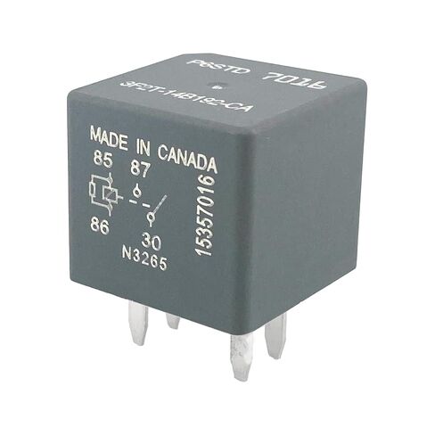 3F2T-14B192-CA (2-Pack) 12V 40A 4-Pin SPST مرحل طاقة السيارة متوافق مع Ford F150 Explorer Expedition يعمل على إصلاح عدم وجود بداية واستبدال مشكلات مضخة الوقود لـ 15357016 5L3Z-14N089-AA in Saudi Arabia