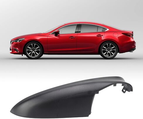 غطاء خلفي لمرآة الرؤية الخلفية، غطاء خلفي لمرآة الرؤية الخلفية باللون الأسود بزوايا مستديرة ملونة لـ 6 Atenza 214‑217 (يمين 57731FJ2) in Kuwait