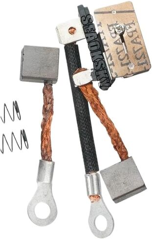 مجموعة فرشاة كربون 63P 82181 متوافقة مع محرك خارجي ثنائي الأشواط و4 أشواط 115HP 150HP محرك إمالة يناسب 63P 43892 10 in Kuwait