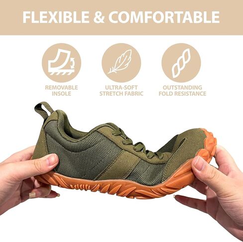 Barefoot Shoes for Men & Women | Zero Drop Minimalist Shoes with Wide Toe Box | Lightweight & Breathable for Trail Running, Gym Training & Outdoor Sports in Saudi Arabia