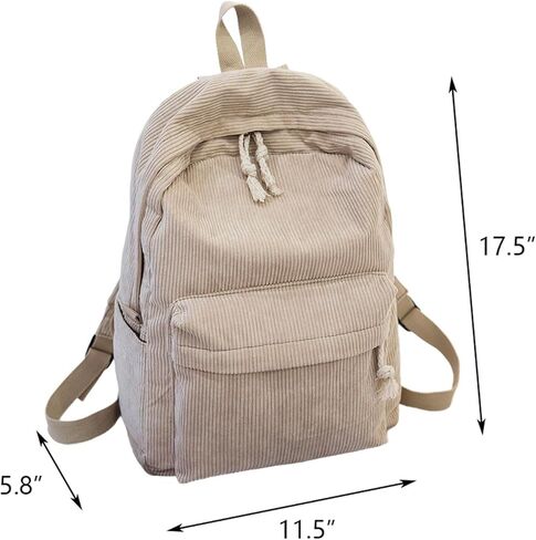 سروال قصير حقيبة السفر المرأة خمر عارضة Kawaii لطيف الجمالية غامض رقيق أفخم الصوف حقيبة الظهر Daypack (أبيض) in Kuwait