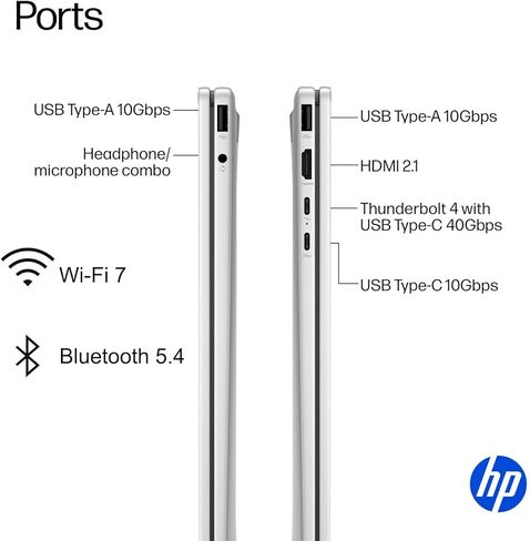 كمبيوتر محمول HP Envy x360 2 في 1 يعمل باللمس (16 بوصة FHD+، Intel 12-Core Ultra 7 155U (> i7-13700H)، ذاكرة الوصول العشوائي 16 جيجابايت، 1 تيرابايت SSD) كمبيوتر AI للمبدع، المصمم، Win 11 Pro (متجدد) in Kuwait