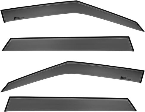 Replacement for 2014-2022 Land Rover Range Rover Sport | EOS Visors Tape-On Style Side Vents Window Visor Rain Guard Deflectors DWV-V16 in Saudi Arabia