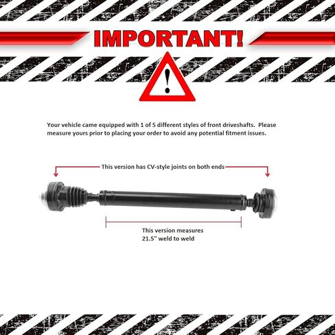 TRQ Front Driveshaft Propshaft for Jeep Grand Cherokee 4.0L in Saudi Arabia