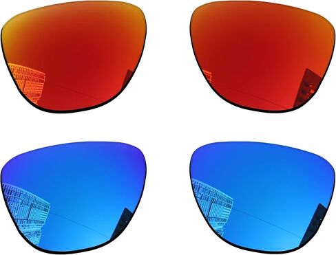 عدسات بديلة مستقطبة 1.5 مم من Acefrog لنظارات Ray-Ban Meta Wayfarer RW4008 الذكية مقاس 53 مم، مادة مطورة، مقاومة للصدمات - مستقطبة باللون الأحمر الناري والأزرق الجليدي - 1.5 مم in Saudi Arabia