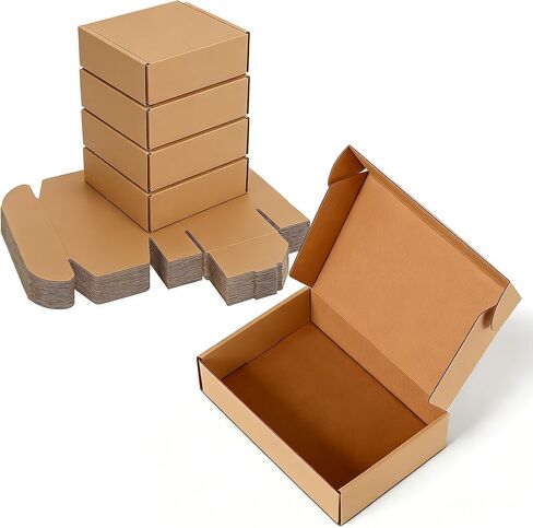 10x10x2 inches Small White Shipping Boxes 25 Pack，Corrugated Cardboard Gift Boxes，Mailing Boxes for Small Business Packing and Storage in Saudi Arabia