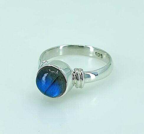 Navya Craft Labradorite Ring for Women, Natural Labradorite Gemstone Ring 925 Sterling Silver, Handmade Dainty Boho Promise Ring, November Birthstone Jewelry, Minimalist Stacking Ring Gift for Her in Saudi Arabia