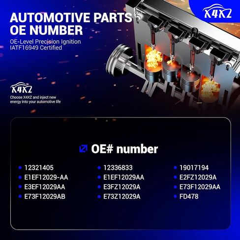 DG470 High Performance Ignition Coil Compatible with Ford F-150/F-250/F-350/Ranger/Taurus/Mustang, Lincoln Town Car, Mercury Sable/Cougar, Mazda 7.5L 5.8L 5.0L 3.8L Outboard Engine Boat in Saudi Arabia