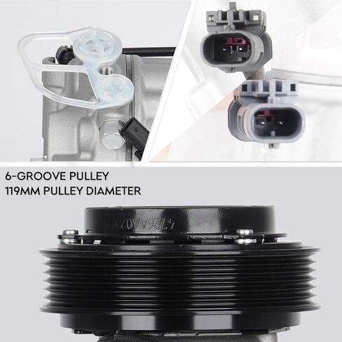 New AC Air Condition Compressor for Chevrolet Impala 2.5L 16-18, for Impala 3.6L 14-20, for Equinox 3.6L 16 17, for GMC Terrain 3.6L 15-17, for Cadillac XTS 3.6 13-19, for Buick LaCrosse 3.6 13-16 in Saudi Arabia