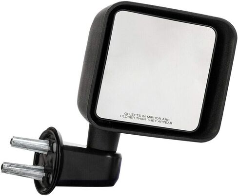 مرآة جانبية للراكب الأيمن لسيارة جيب رانجلر 2007-2017، قابلة للطي يدويًا، نسيج أسود، استبدال مباشر، هيكل متين وسهل التركيب in Kuwait