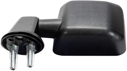 مرآة جانبية للراكب الأيمن لسيارة جيب رانجلر 2007-2017، قابلة للطي يدويًا، نسيج أسود، استبدال مباشر، هيكل متين وسهل التركيب in Kuwait