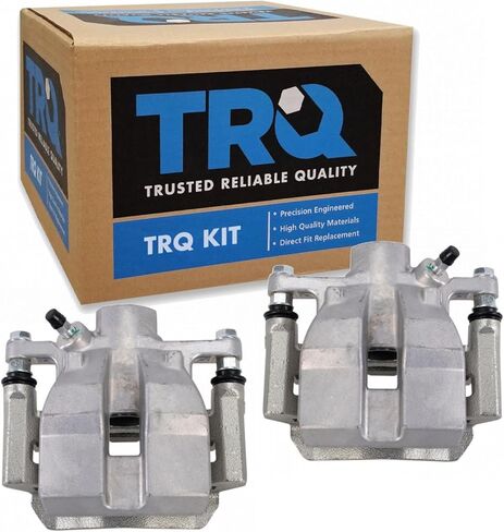 TRQ New Rear Disc Brake Caliper with Bracket & Hardware Pair for Toyota Lexus in Kuwait