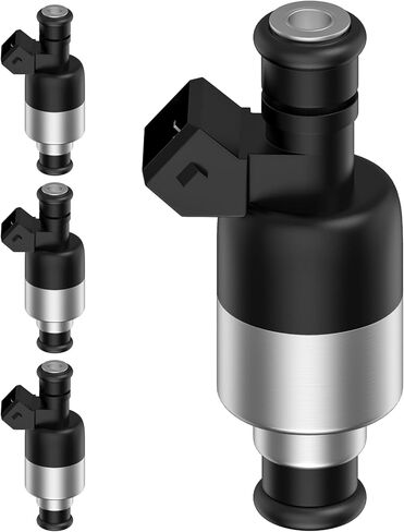 مجموعة من 4 حاقن وقود متوافقة مع Chevy S10 GMC Sonoma Pickup 1994-1997 Beretta Cavalier 1992-1996 Pontiac Sunfire Isuzu Hombre 1996-1997 2.2L، 17100435 in Saudi Arabia