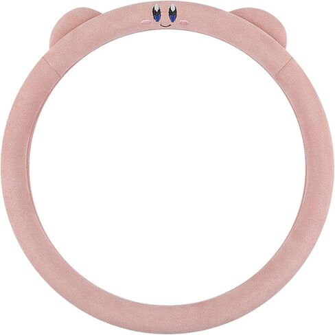 Adorable Cartoon Plush Steering Wheel Cover for Car, All Seasons, WheelsUniversal Fit 15 Inch Soft Comfortable Plush Anti Slip & Odor Free Car Wheel Protector for Women Girls in Saudi Arabia