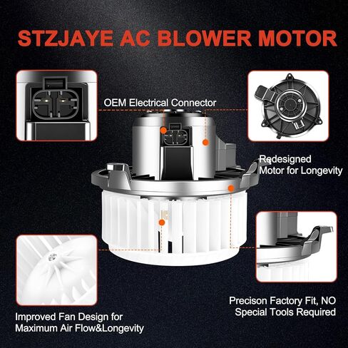 700270 AC Blower Motor Fan HVAC Heater Motor Replacement Compatible with Ford for Fusion 2010-2012, for Lincoln for MKZ 2010-2012, for Mercury for Milan 2010-2011 in Saudi Arabia